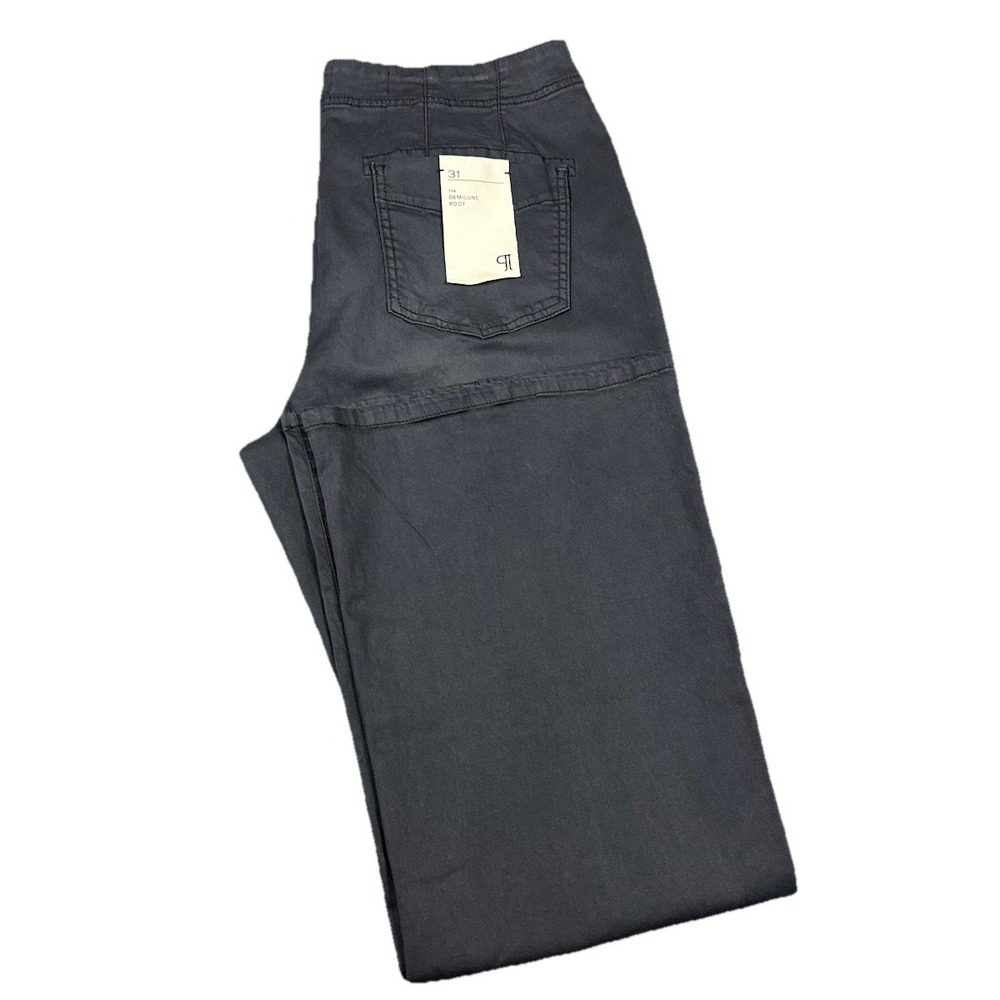 Anthropologie Pilcro The Demilune Boot Cut Pants 31 (34w) Dark Grey Awesome